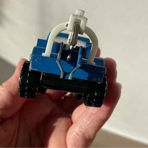 Vintage 1970s made in Japan Tonka Mites Blue Wrecker truck - Picture 14 of 16